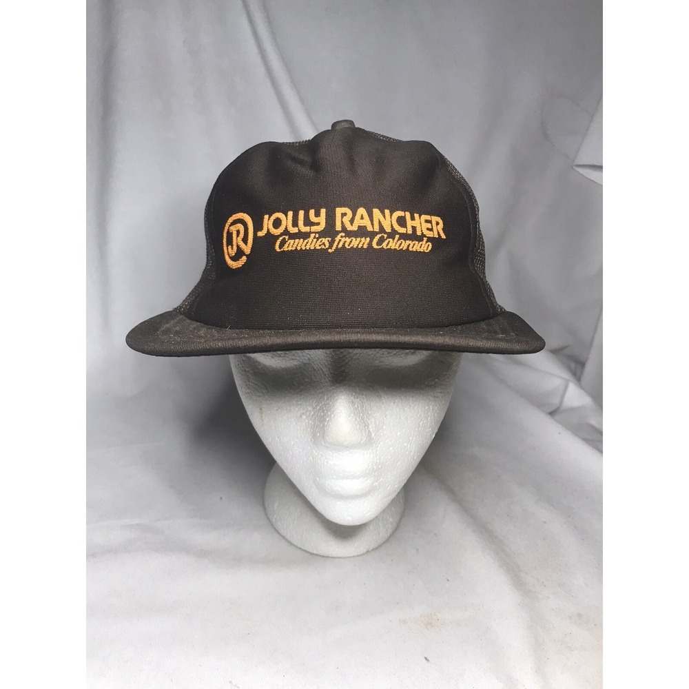 Vintage Jolly Rancher Candies Trucker Hat Snapback USA Made by Challenger Cap